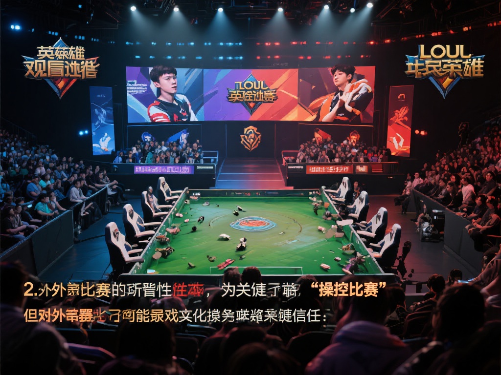 2. 赛事观赏性的争议
英雄联盟的电竞